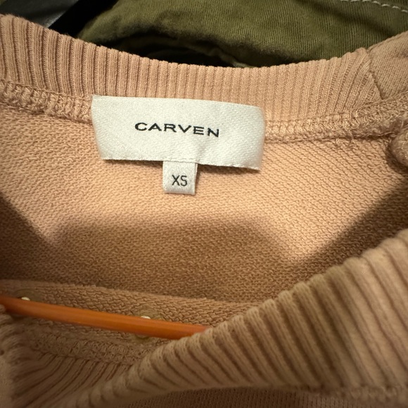 Carven Pink Studs Sweatshirt - Picture 3 of 4